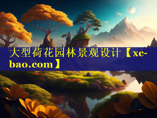 大型荷花园林景观设计
